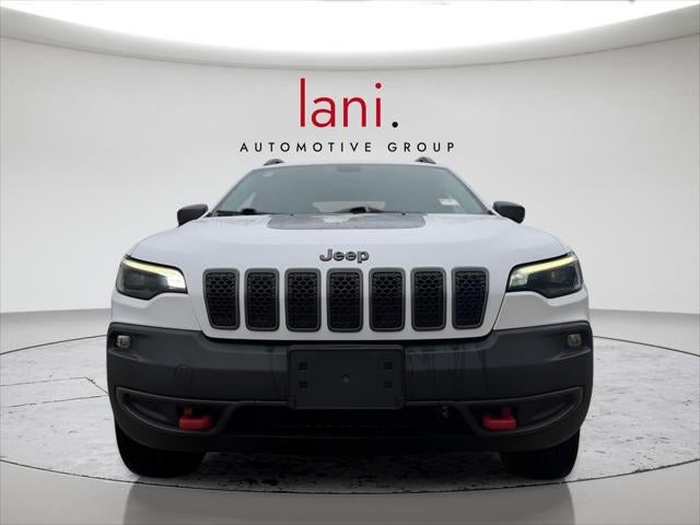 Used 2020 Jeep Cherokee Trailhawk with VIN 1C4PJMBX3LD594352 for sale in Mount Pleasant, IA